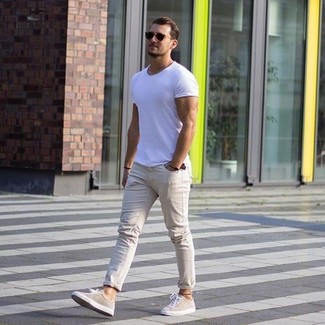 Beige Leinenschuhe kombinieren – 20 Herren Outfits