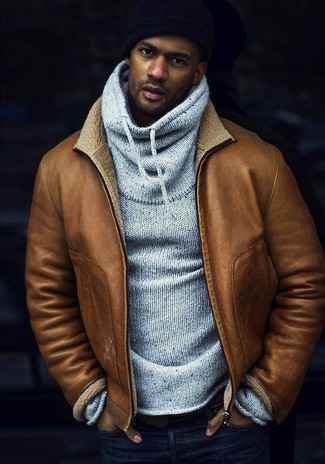Beige Lammfelljacke kombinieren – 57 Herren Outfits