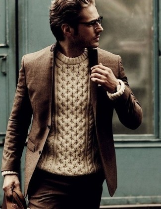 Beige Pullover kombinieren – 314 Elegante Herren Outfits