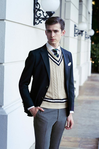 Beige Pullover kombinieren – 314 Elegante Herren Outfits