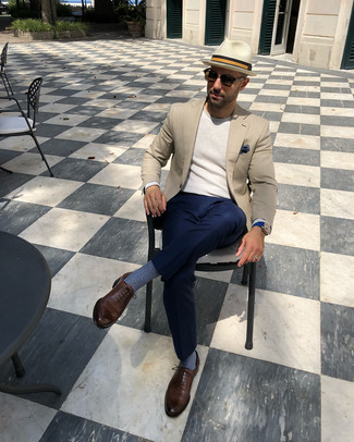 Beige Pullover kombinieren – 314 Elegante Herren Outfits