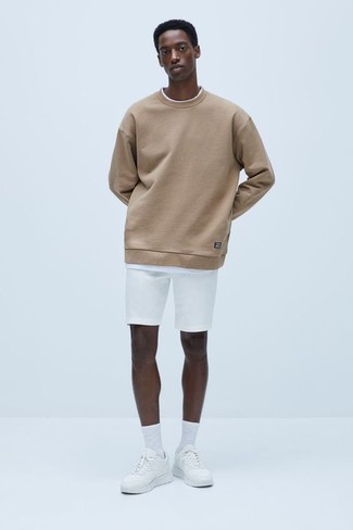 Beige Jogginghose kombinieren – 78 Herren Outfits