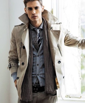 Beige Trenchcoat kombinieren – 606+ Herren Outfits