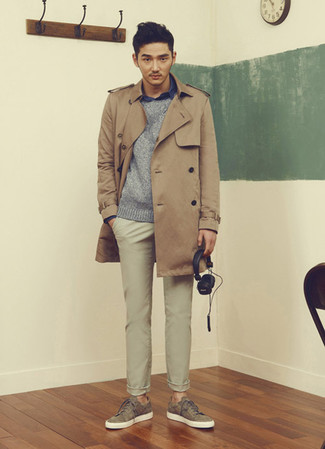 Beige Trenchcoat kombinieren – 606+ Herren Outfits