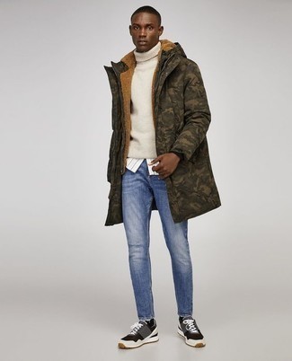 Welche Sportschuhe mit beige Rollkragenpullovers zu tragen – 50 Herren Outfits