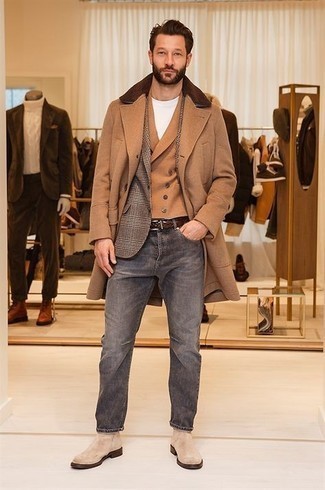 Welche Jeans mit beige Weste zu tragen – 52 Herren Outfits