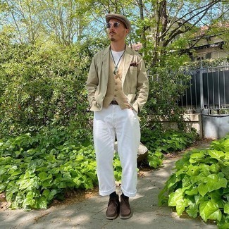 Welche Jeans mit beige Weste zu tragen – 52 Herren Outfits