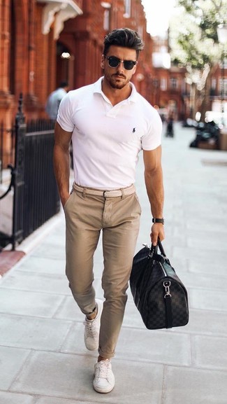Beige geflochtenen Segeltuchgürtel kombinieren – 67 Herren Outfits