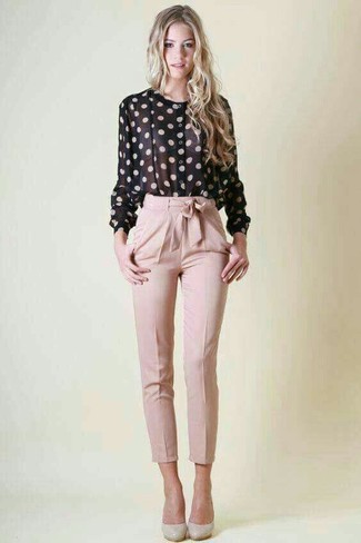 Wie Karottenhose mit Pumps zu kombinieren – 29 Elegante Frühling Damen Outfits