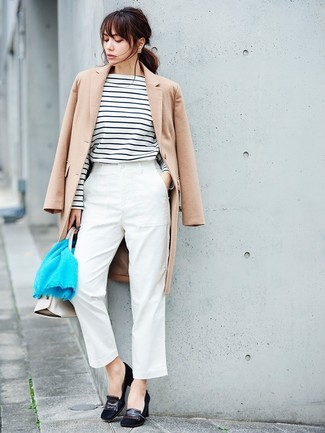 Wie Karottenhose mit Pumps zu kombinieren – 52 Frühling Damen Outfits