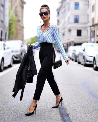 Wie Karottenhose mit Pumps zu kombinieren – 111 Damen Outfits