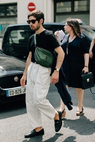 Dunkeltürkise Bauchtasche kombinieren – 38 Herren Outfits