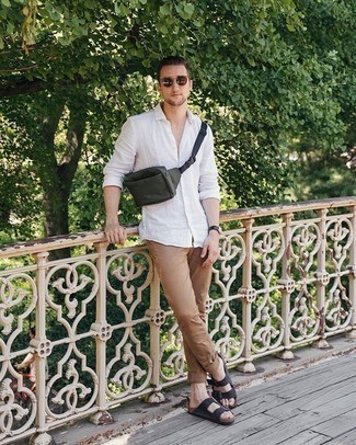 Dunkeltürkise Bauchtasche kombinieren – 38 Herren Outfits