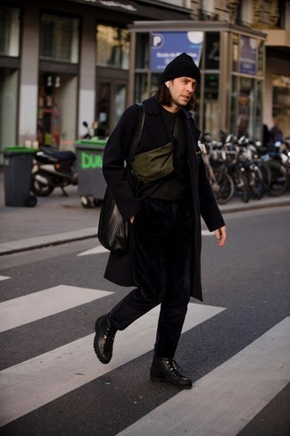 Dunkeltürkise Bauchtasche kombinieren – 38 Herren Outfits