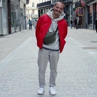Dunkeltürkise Bauchtasche kombinieren – 38 Herren Outfits
