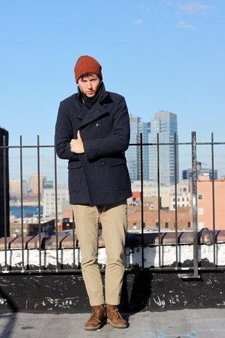 Rotbraune Mütze kombinieren – 320 Herren Outfits
