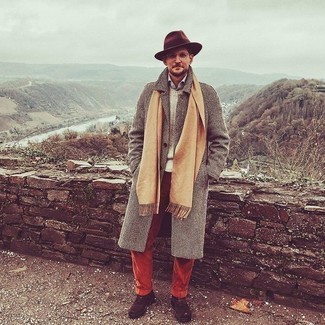 Rotbraune Anzughose aus Cord kombinieren – 71 Herren Outfits