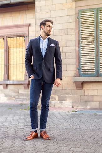 Welche Businesshemden mit rotbrauner Derby Schuhe zu tragen – 814+ Herren Outfits