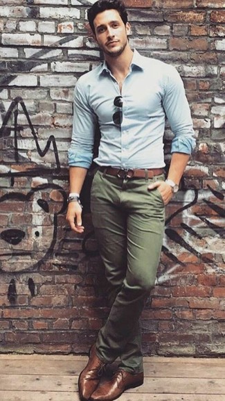 Welche Businesshemden mit rotbrauner Derby Schuhe zu tragen – 814+ Herren Outfits