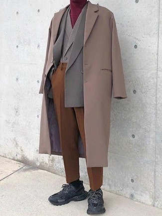 Welche Westen mit rotbrauner Anzughose zu tragen – 83 Herren Outfits