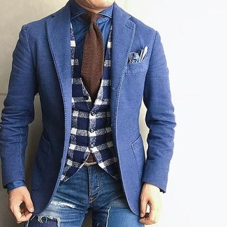 Rotbraune Strick Krawatte kombinieren – 137 Herren Outfits