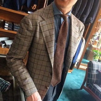 Rotbraune Strick Krawatte kombinieren – 137 Herren Outfits