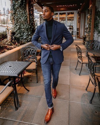 Rotbraune Chelsea Boots aus Leder kombinieren – 1086+ Herren Outfits