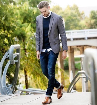 Rotbraune Chelsea Boots aus Leder kombinieren – 1086+ Herren Outfits