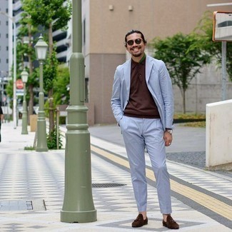 Welche Anzüge mit rotbrauner Slipper zu tragen – 69 Frühling Herren Outfits