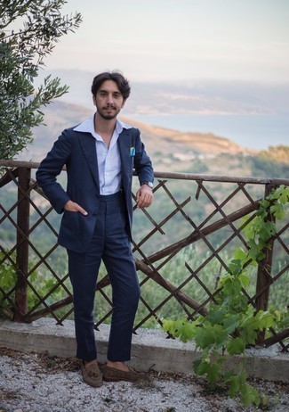 Welche Anzüge mit rotbrauner Slipper zu tragen – 1263+ Herren Outfits