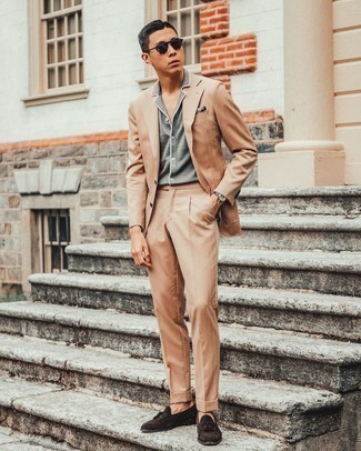 Welche Anzüge mit rotbrauner Slipper zu tragen – 1263+ Herren Outfits