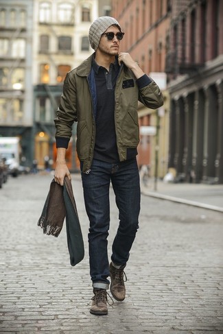 Rotbraunen Schal kombinieren – 347 Herren Outfits