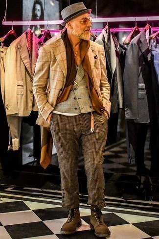 Rotbraunen Schal kombinieren – 347 Herren Outfits