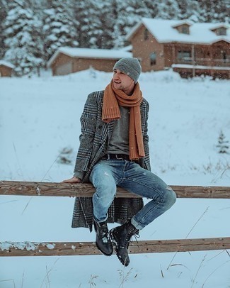 Rotbraunen Schal kombinieren – 347 Herren Outfits