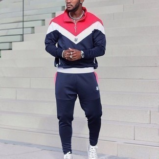 graue bedruckte hohe Sneakers aus Segeltuch von Nike X Off-White