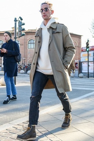 grauer Trenchcoat von A-Cold-Wall*