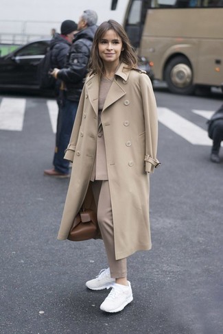hellbeige Anzughose von DKNY
