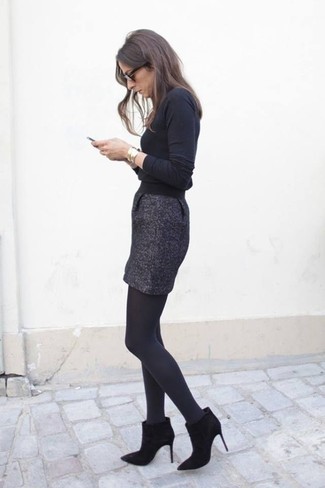 Wie Rollkragenpullover mit Stiefeletten zu kombinieren – 396 Damen Outfits