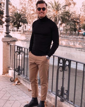 Wie Rollkragenpullover mit Anzughose zu kombinieren – 1366+ Herren Outfits