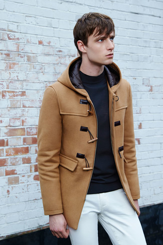 Wie Rollkragenpullover mit Düffelmantels zu kombinieren – 55 Herren Outfits