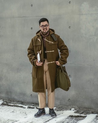 Wie Rollkragenpullover mit Düffelmantels zu kombinieren – 55 Herren Outfits