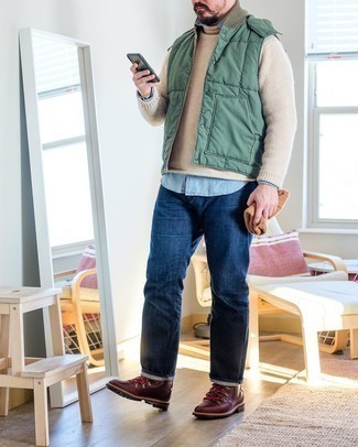 Wie Rollkragenpullover mit Jeans zu kombinieren – 2000+ Herren Outfits