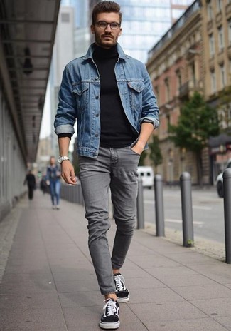 Rollkragenpullover kombinieren für Herren