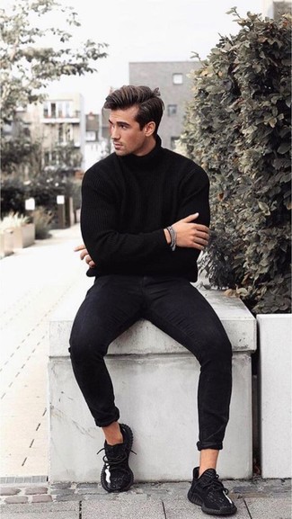 Rollkragenpullover kombinieren für Herren