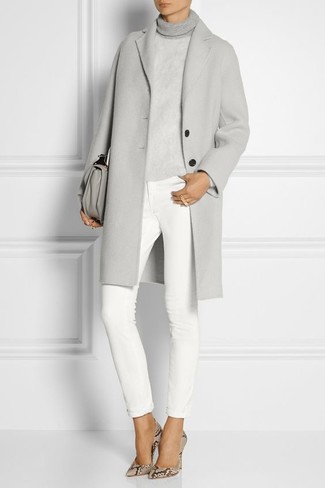 Wie Rollkragenpullover mit Pumps zu kombinieren – 260 Damen Outfits