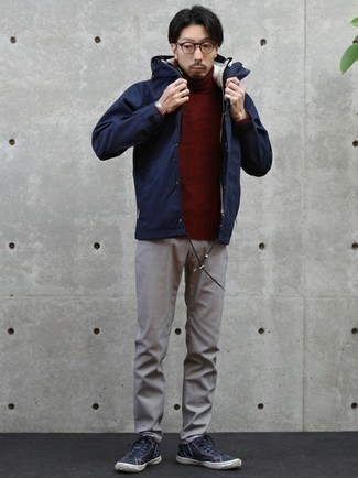 Wie Rollkragenpullover mit Windjacke zu kombinieren – 53 Herren Outfits