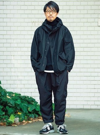 Wie Rollkragenpullover mit Windjacke zu kombinieren – 53 Herren Outfits