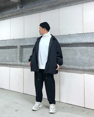 Wie Rollkragenpullover mit Windjacke zu kombinieren – 53 Herren Outfits