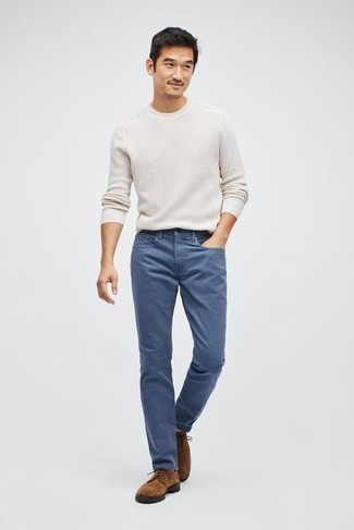blaue Jeans von Han Kjobenhavn