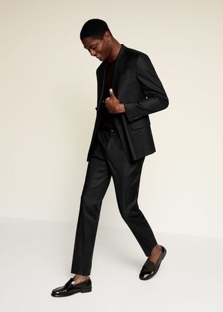 schwarzer Anzug von Prada